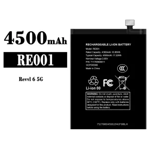 Originele accu RE001 voor T-Mobile Revvl 6 5G