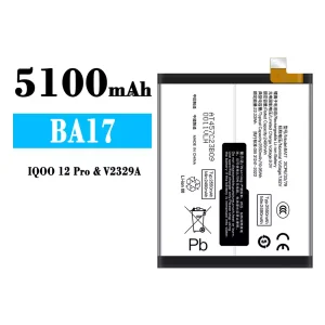 Originele accu BA17 voor IQOO 12 Pro/V2329A