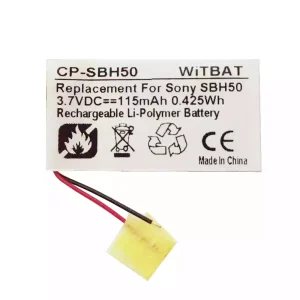 Vervangende accu voor Bluetooth-hoofdtelefoon Sony SBH50,SBH52