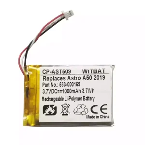Vervangende accu voor Bluetooth-hoofdtelefoon Astro A50 2019 2020 2021,623441