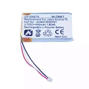 Vervangende accu voor Bluetooth-hoofdtelefoon Jabra Evolve 75,Evolve 75 UC,Evolve 75 SE,AHB572535PST
