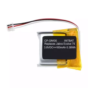 Vervangende accu voor Bluetooth-hoofdtelefoon Jabra Engage 65 convertible,Jabra Engage 75 convertible,AHB701718HPJT