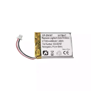 Vervangende accu voor Bluetooth-hoofdtelefoon Logitech 533-000167