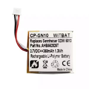 Vervangende accu voor Bluetooth-hoofdtelefoon AEE582525,AHB552826TPC,AHB552826TPC-2