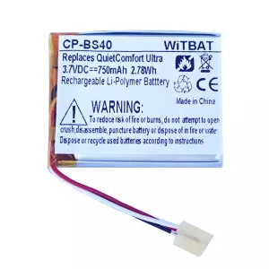 Vervangende accu voor Bluetooth-hoofdtelefoon Bose QuietComfort Ultra
