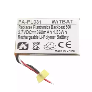 Vervangende accu voor Bluetooth-hoofdtelefoon Plantronics BackBeat 500,Plantronics VOYAGER 5200,LSSP552631SA