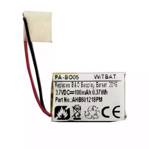 Vervangende accu voor Bluetooth-hoofdtelefoon B&O Beoplay Earset 2018,Jabra Talk 15 SE,AHB601218PM
