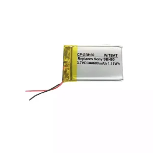 Vervangende accu voor Bluetooth-hoofdtelefoon Sony SBH60