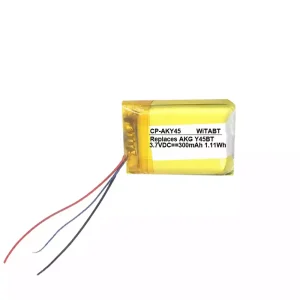 Vervangende accu voor Bluetooth-hoofdtelefoon AKG Y45BT,AEC582030