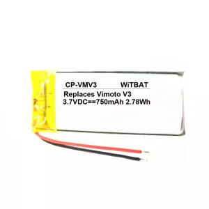 Vervangende accu voor Bluetooth-hoofdtelefoon Vimoto V3,V6