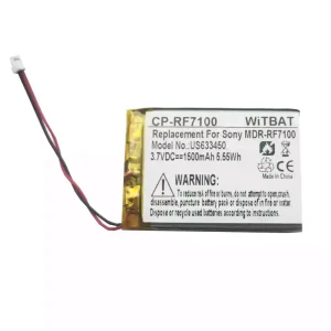 Vervangende accu voor Bluetooth-hoofdtelefoon Sony BP-HP1200,MDR-DS7000,MDR-RF7000,MDR-RF7100 SL00131-1
