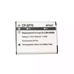 Vervangende accu voor Bluetooth-hoofdtelefoon Sony NP-SP70,SP70A,SP70B