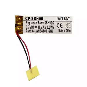 Vervangende accu voor Bluetooth-hoofdtelefoon Sony SBH90C,SBH82D,AHB480832N2