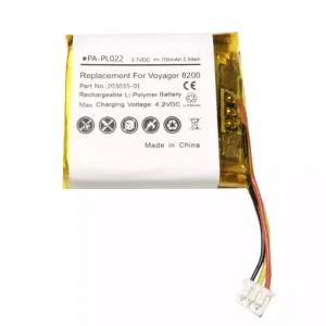 Vervangende accu voor Bluetooth-hoofdtelefoon Plantronics 203035-01,203055-01,208769-01,208769-02,213199-01