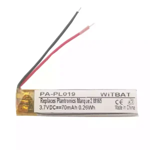 Vervangende accu voor Bluetooth-hoofdtelefoon Plantronics Marque 2 M165,M180 LSSP321036AB
