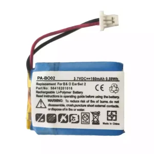 Vervangende accu voor Bluetooth-hoofdtelefoon Bang & Olufsen EarSet 2,56416201016