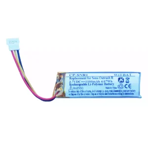 Vervangende accu voor Bluetooth-hoofdtelefoon Sena Outrush,Outrush R,Outrush M,SP148,SP85,SP58
