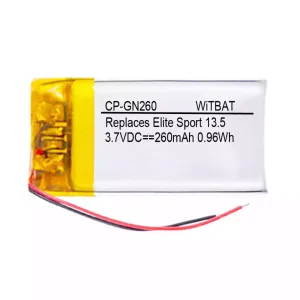 Vervangende accu voor Bluetooth-hoofdtelefoon Jabra Elite Sport 13.5 oplaadcase