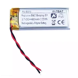 Vervangende accu voor Bluetooth-hoofdtelefoon B&O Beoplay EX True Wireless Noise Cancelling Earphones oplaadcase