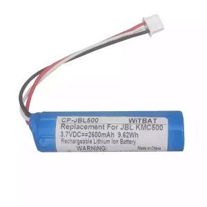 Vervangende accu voor Bluetooth-luidspreker JBL KMC500,JBL KMC 600,TD0535
