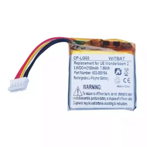 Vervangende accu voor Bluetooth-luidspreker Ultimate Ears Wonderboom,984-000851,984-000839,533-000154,AEC944643