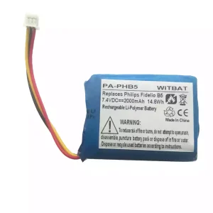 Vervangende accu voor Bluetooth-luidspreker Philips Fidelio E5,CSS7235Y