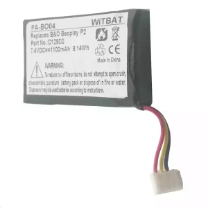 Vervangende accu voor Bluetooth-luidspreker Bang & Olufsen BeoPlay P2,C129D2
